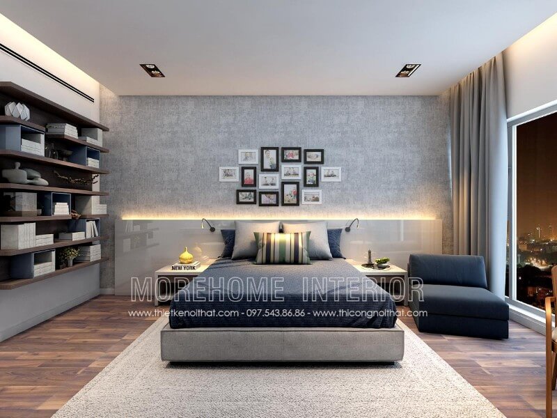 Giường ngủ chung cư hiện đại Giường ngủ chung cư hiện đại