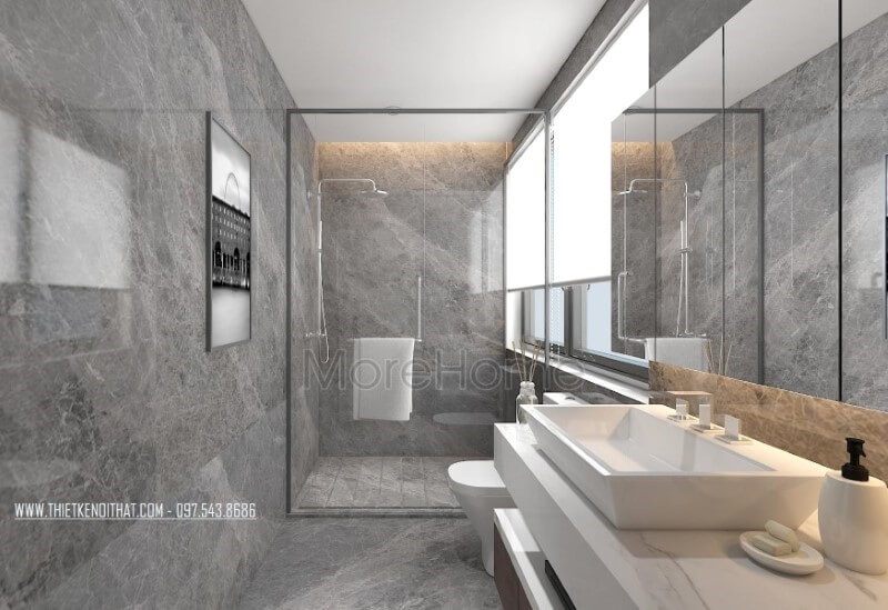 Trang trí phòng tắm hiện đại, đẹp cho biệt thự, nhà phố.