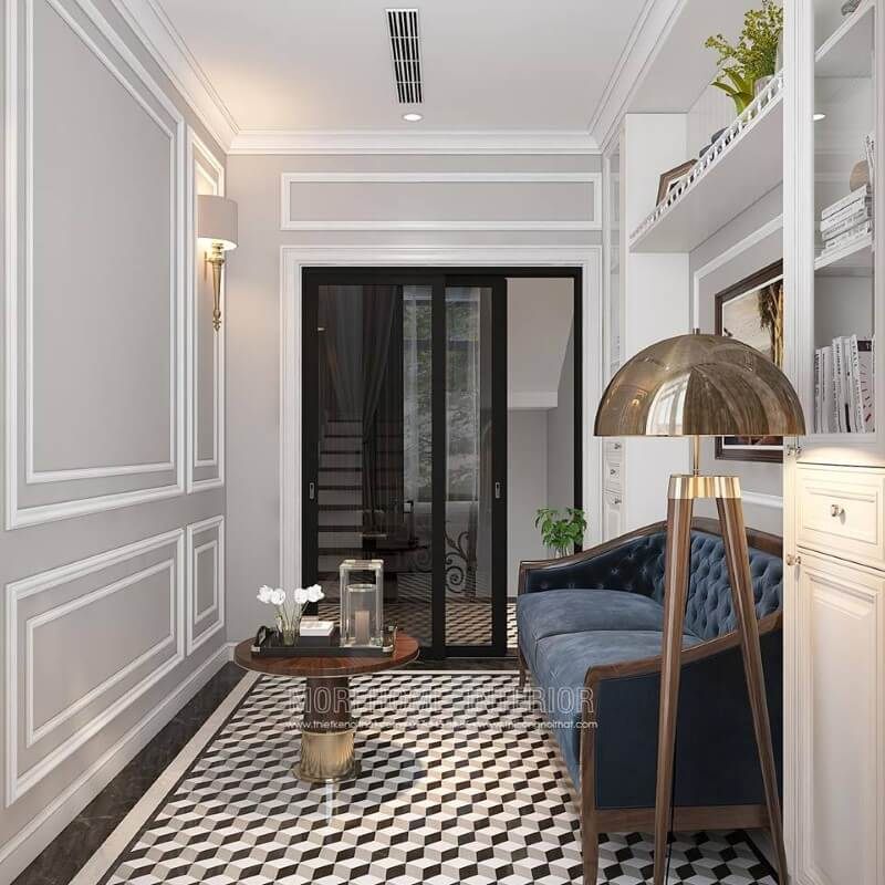 Trang trí phòng đọc sách đẹp, sang trọng nhưng vẫn mang lại cảm giác thư thái và độ tập trung tối đa cho chủ nhân.