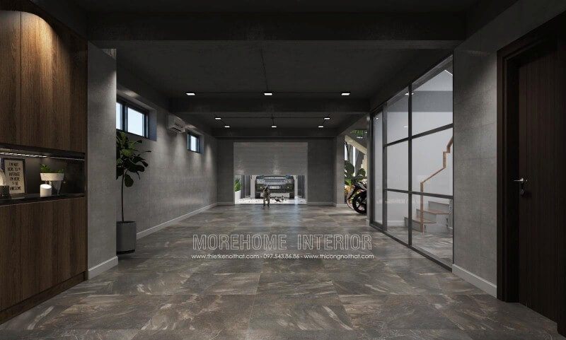 Hầm để ô tô, xe máy đẹp, hiện đại cho nhà phố, biệt thự.