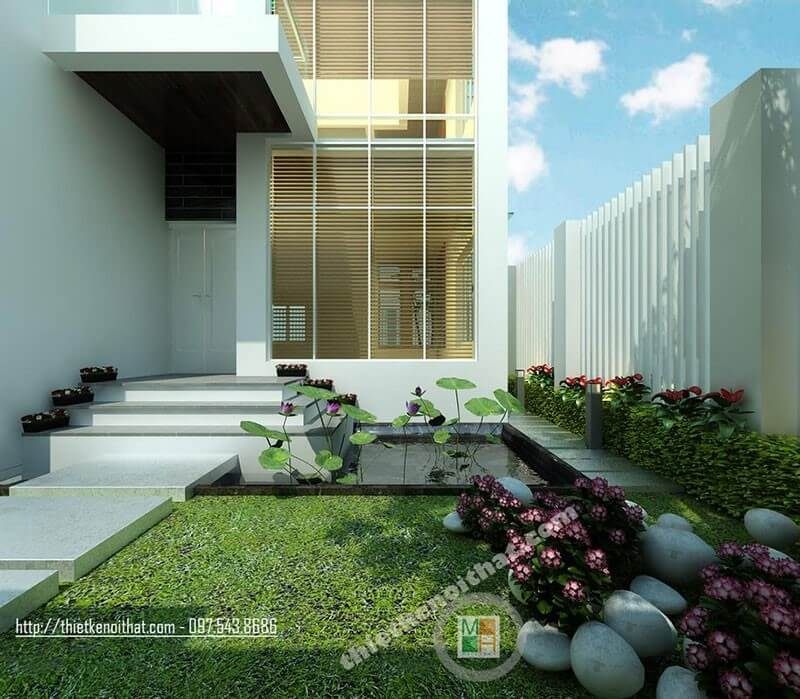 Thiết kế kiến trúc hiện đại tại biệt thự văn khê hà đông Thiết kế kiến trúc hiện đại cho nahf phố, biệt thự