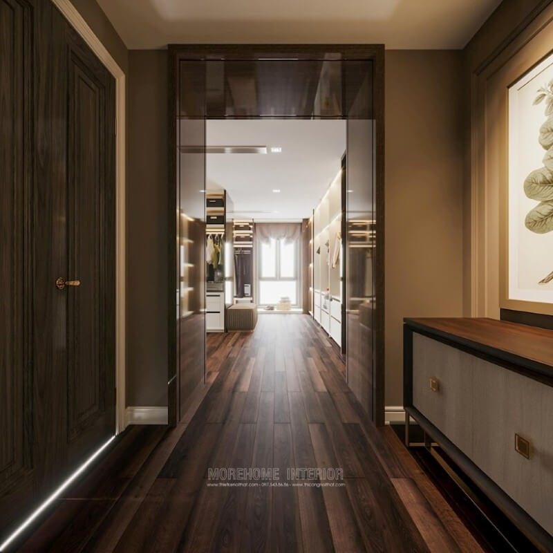 Mẫu sàn gỗ ốp sàn đẹp cao cấp cho không gian nội thất phòng tại biệt thự cao cấp vinhomes imperia hải phòng